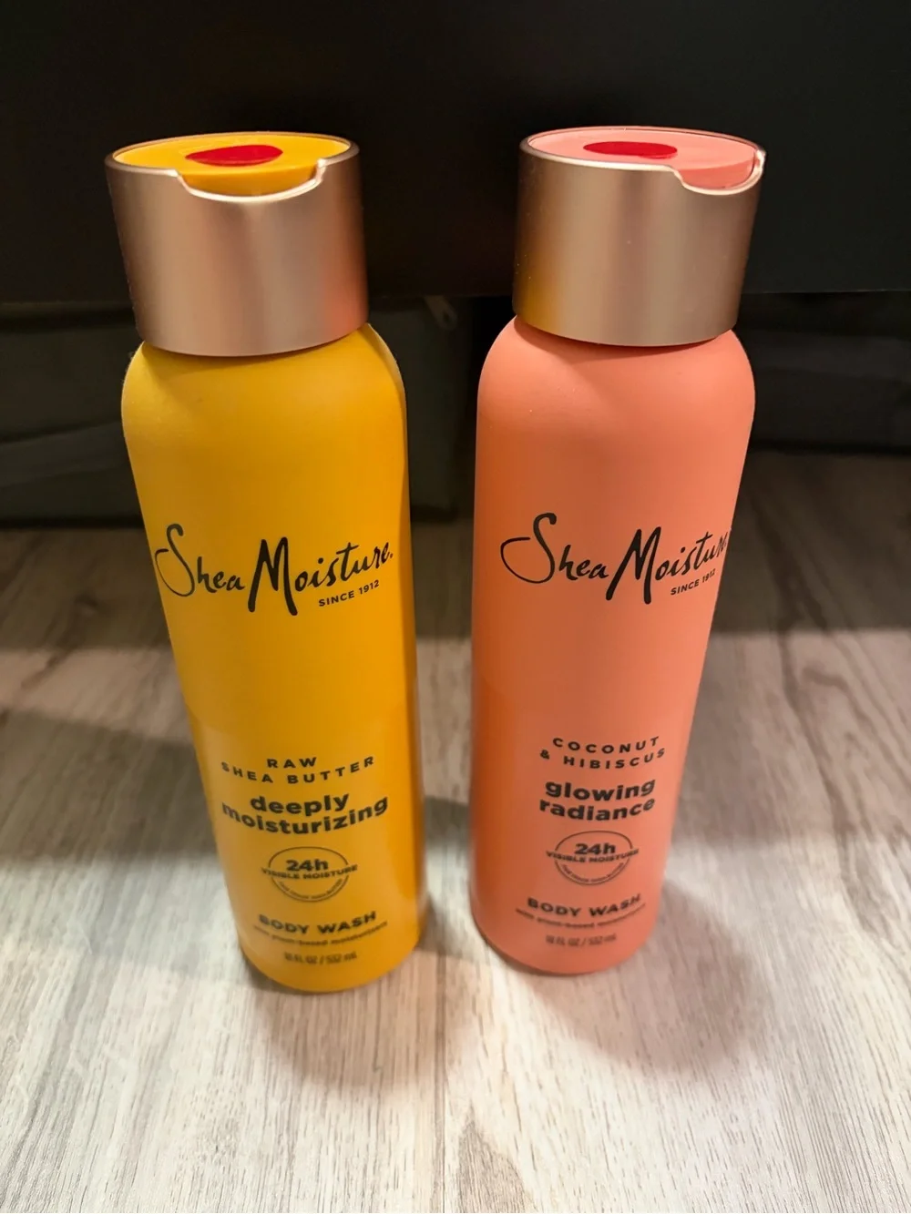 Shea Moisture Yellow & Peach Body Wash Duo